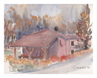 Ferme en automne