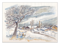 Village sous la neige n° 1