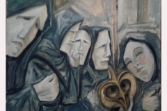 Les masques de plâtre et le masque d'or