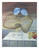 Le repas en amoureux - (inspiré de DALI )