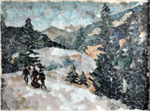 Ballade dans la neige - vers 1960