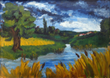 Ruisseau sous l'orage